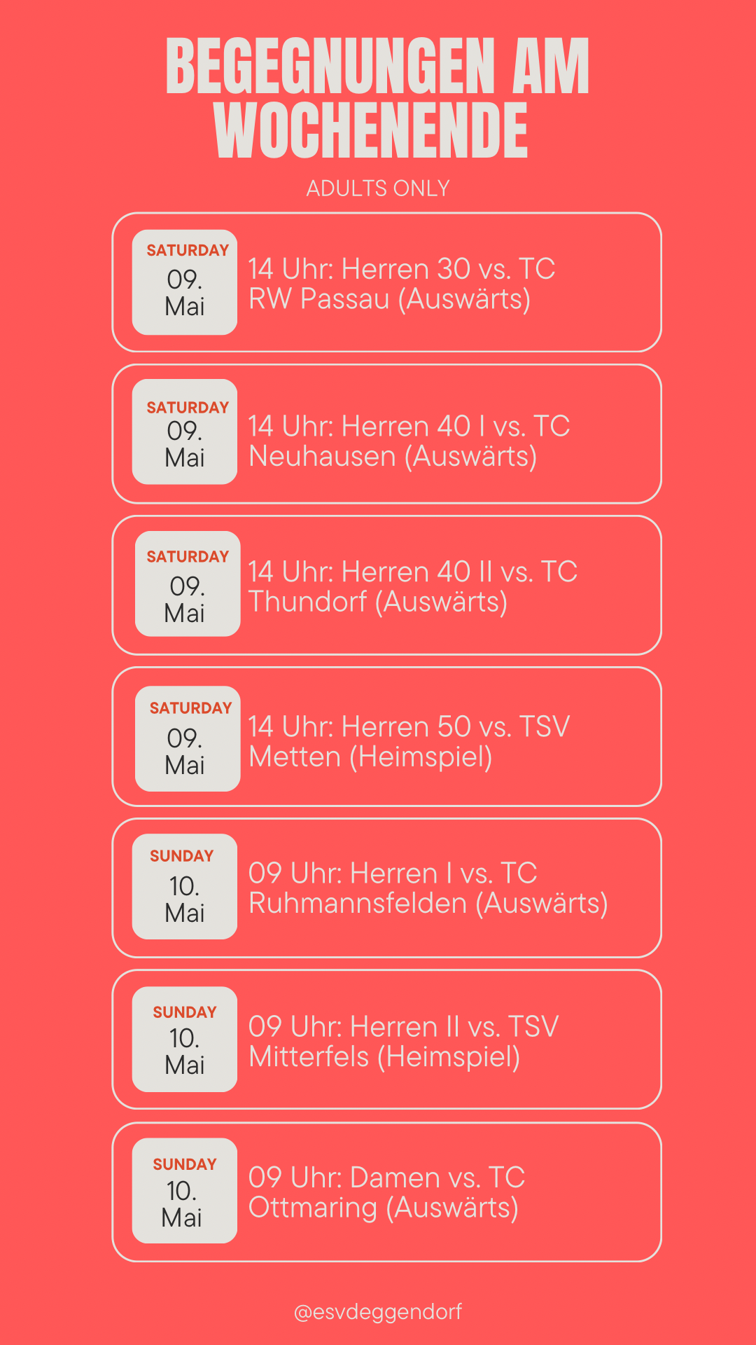 Begegnungen Erwachsene