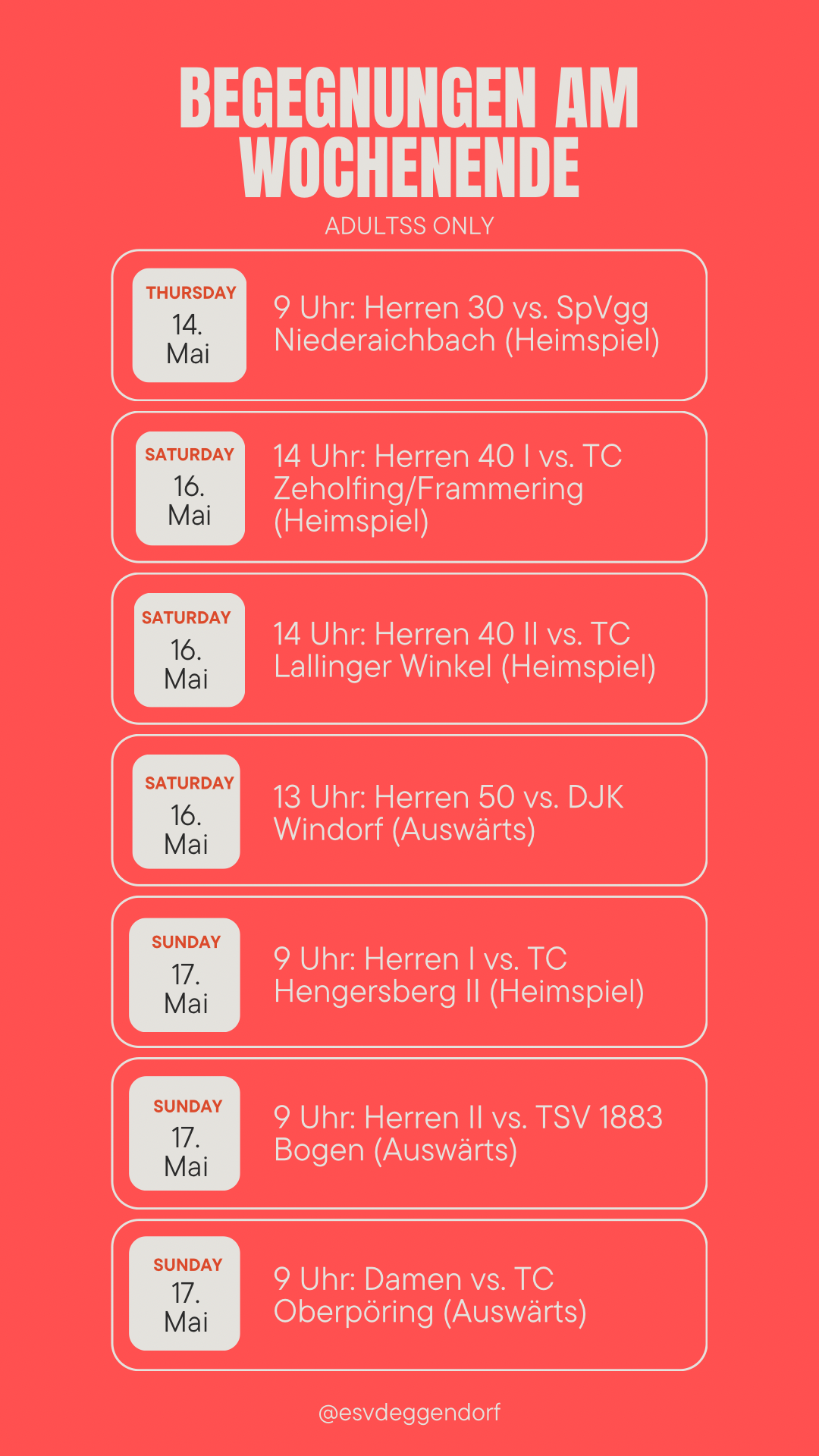 Begegnungen Erwachsene
