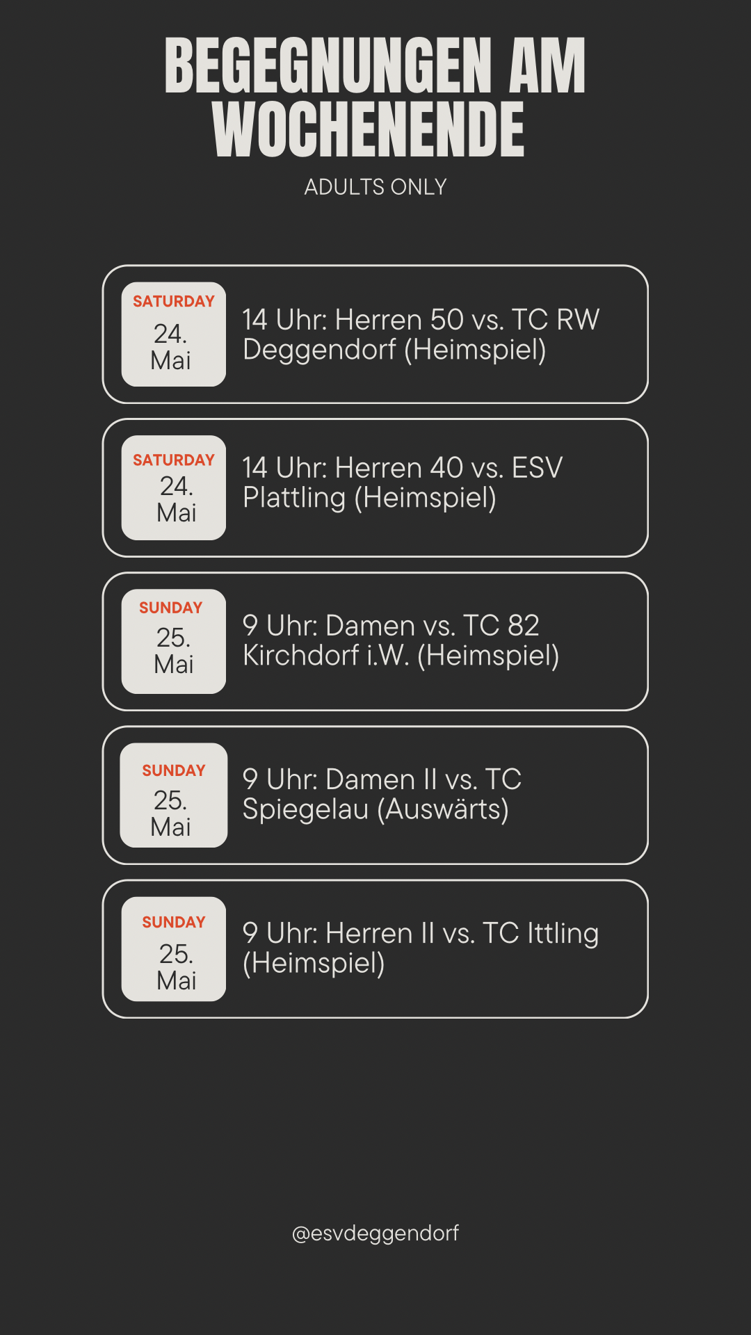 Begegnungen Erwachsene